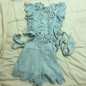 BRAND NEW LOVERS+FRIENDS EYELET ROMPER ✨